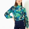 Witaker Printed Silk Top